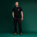 Футболка Basic Military T-Shirt. HMMWV. Cotton and Elastane, черный 5