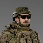 Балістичний шолом Sestan-Busch Helmet Mid Cut (BK-ACH-MC). Олива. Розмір М 5