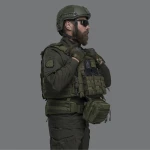 Тактический разгрузочный пояс 1-го класса защиты. Олива. L/XL 9