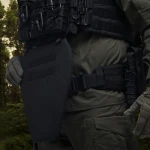 Противоосколочный фартук 2-го класса защиты (с баллистическим пакетом). Размер XL. Черный 8