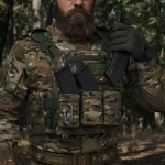 Одинарний підсумок під магазини АК/АR (тканевий). Мультикам 4