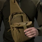 Сумка тактическая (мессенджер) Bezet Holster. Песочный 2