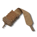 Двойной закрытый подсумок с клапаном под магазины АК/АR. Койот 4