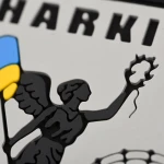 Патч (шеврон) «Харків-місто Героїв» від Brand Element. М’який ПВХ пластик 2