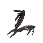 Мультитул Ganzo G109. Нержавіюча сталь. 10 функції. Чорний