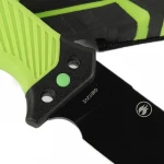 Ніж Ganzo G8012V2 зелений з паракордом та кресалом. Вуглецева сталь 4