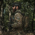 Одинарний підсумок під магазини АК/АR (тканевий). Мультикам 8