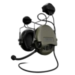 Активні навушники Sordin® Supreme MIL CC (Helmet version) з кріпленням ARC Rail. Green