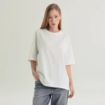 Футболка «Кохай» от Rift. Oversize. Молочный 2