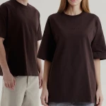 Футболка «Живи» від Rift. Oversize. Шоколадний 3