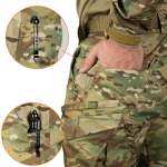 Штани тактичні карго Герць 2.0 Twill Camotec. Мультикам 7