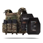 Бронежилет 3 класу (PRO). Вага 3.1 кг. Поліетиленові плити 0.99 кг. Мультикам