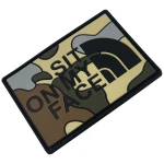 Патч (шеврон) «Sit on my face» від А.Т.А.К.А. М’який ПВХ пластик. Мультикам 4