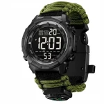 Тактичний годинник Skmei 1845. Паракордовий ремінець, водонепроникні. Олива