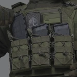 Шеврон флаг Украины с гербом. Мягкий ПВХ пластик. Олива 4