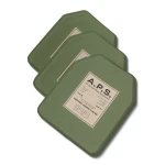 Керамічні бронеплити 6 класу (комплект). Вага 4.8 кг. Розмір M (25х30 см.) A.P.S. Олива 8