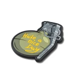 Патч (шеврон) Have a nice day от Ukrarmor. Мягкий ПВХ пластик 2