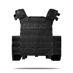 Плитоноска покращена (PRO) зі збільшеними камербандами | під бронеплити 25х30 см. Чорний 5