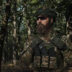 Одинарний підсумок під магазини АК/АR (тканевий). Мультикам 9