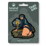 Патч (шеврон) «Tank Girl» від Brand Element. М’який ПВХ пластик 3