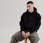 Худи «Исследуй» от Rift. Oversize. Черный 3