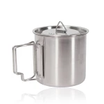 Кружка туристическая Skif Outdoor Loner Cup Plus, 500 мл. Нержавеющая сталь.