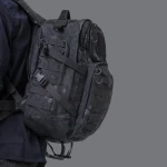 Тактичний рюкзак RANGER на 40 л. Мультикам чорний. CORDURA 1000 10