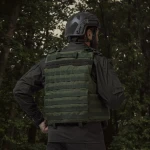 Бойовий бронежилет IBV-1. Вага 3.6 кг. Збільшена площа захисту. Олива. L/XL 12