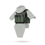 Бронежилет 3 рівня NIJ (PRO). Вага 2.2 кг. Поліетиленові плити PGD-S-LW-ICW+ SAPI 0.85 кг. Олива 10