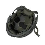 Протиударні подушки з липучками для шоломів Fast/Mich. З ефектом пам'яті. Олива 2