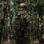 Сумка-напашник стандартна 2-го класу захисту. Матеріал Cordura 1000. Піксель (мм-14) 10
