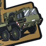 Патч (шеврон) «MIM-104 Patriot» від Patch hunter. М’який ПВХ пластик. Койот 2