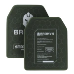 Керамічна бронеплита 6 класу Bronyx. Вага 2.9 кг. Розмір M (25х30 см) 3