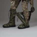 Бахилы/гамаши водонепроницаемые универсального размера (42-45). Цвет олива 9