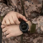 Годинник тактичний Skmei 1251 з таймером зворотного відліку. Чорний 3