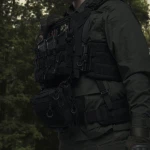 Сумка-напашник PRO 2-го класса защиты. Размер L (16х22 см). Материал Cordura 1000. Черный 7