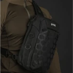 Сумка тактична (месенджер) Bezet Armor. Чорний 6