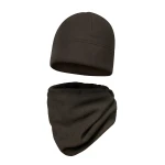 Комплект зимових головних аксесуарів FrostWrap: флісова шапка та баф. Ranger green