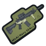 Патч (шеврон) «M4A1 Navy Seals» від А.Т.А.К.А. М’який ПВХ пластик. Олива 2