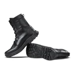 Берці зимові тактичні високі WarFlex. Шкіряні. Підвищена міцність. Чорного кольору 7