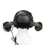 Крепление адаптер для наушников Sordin на шлем (Чебурашка). Олива 4