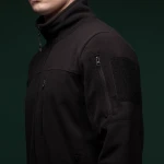 Флисовая кофта Ukrarmor Patrol Pullover Fleece Black. Polyester, windproof 3