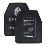 Керамічна бронеплита 4 класу Bronyx. Вага 2.2 кг. Розмір М (25х30 см) 3