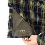 Сорочка жіноча Pani «Буревій» (Logo Tan), Camotec. Lime Green/Navy 7