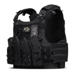 Бойовий бронежилет IBV-2 (Stanag 2920). Вага 3.7 кг. Збільшена площа захисту. Чорний. S/M 16