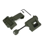 Тактичний ліхтарик LT-09-T на шолом з 4-ма світлодіодами. Олива 4