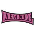 Патч (шеврон) «Warmachine» R3ICH. М’який ПВХ пластик. Рожевий