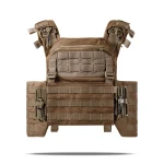 Плитоноска улучшенная (PRO) с увеличенными камербандами | под бронеплиты 25х30 см. Койот 2