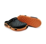 Сабо (шльопанці) Кредо. Матеріал EVA. Чорно-помаранчевий
