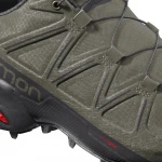 Треккинговые кроссовки Salomon® SpeedCross 5. Оливково-черные 3